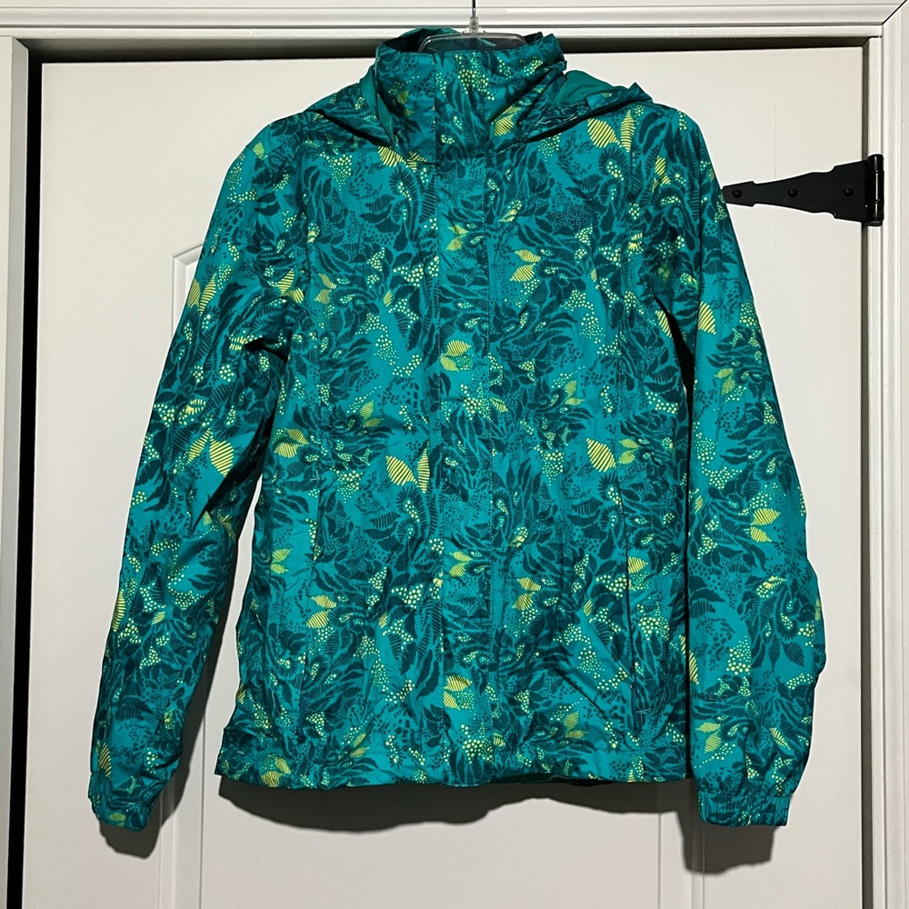 The North Face hooded rain jacket